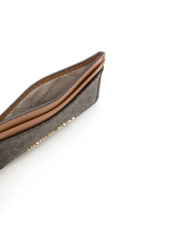 Michael Michael Kors Jet Set Monogram Cardholder Brown FARFETCH PH