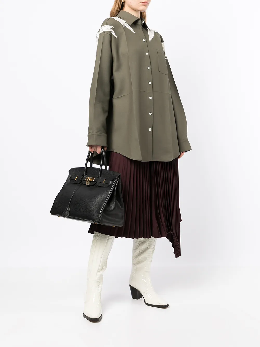 фото Hermès сумка-тоут birkin 35 2003-го года