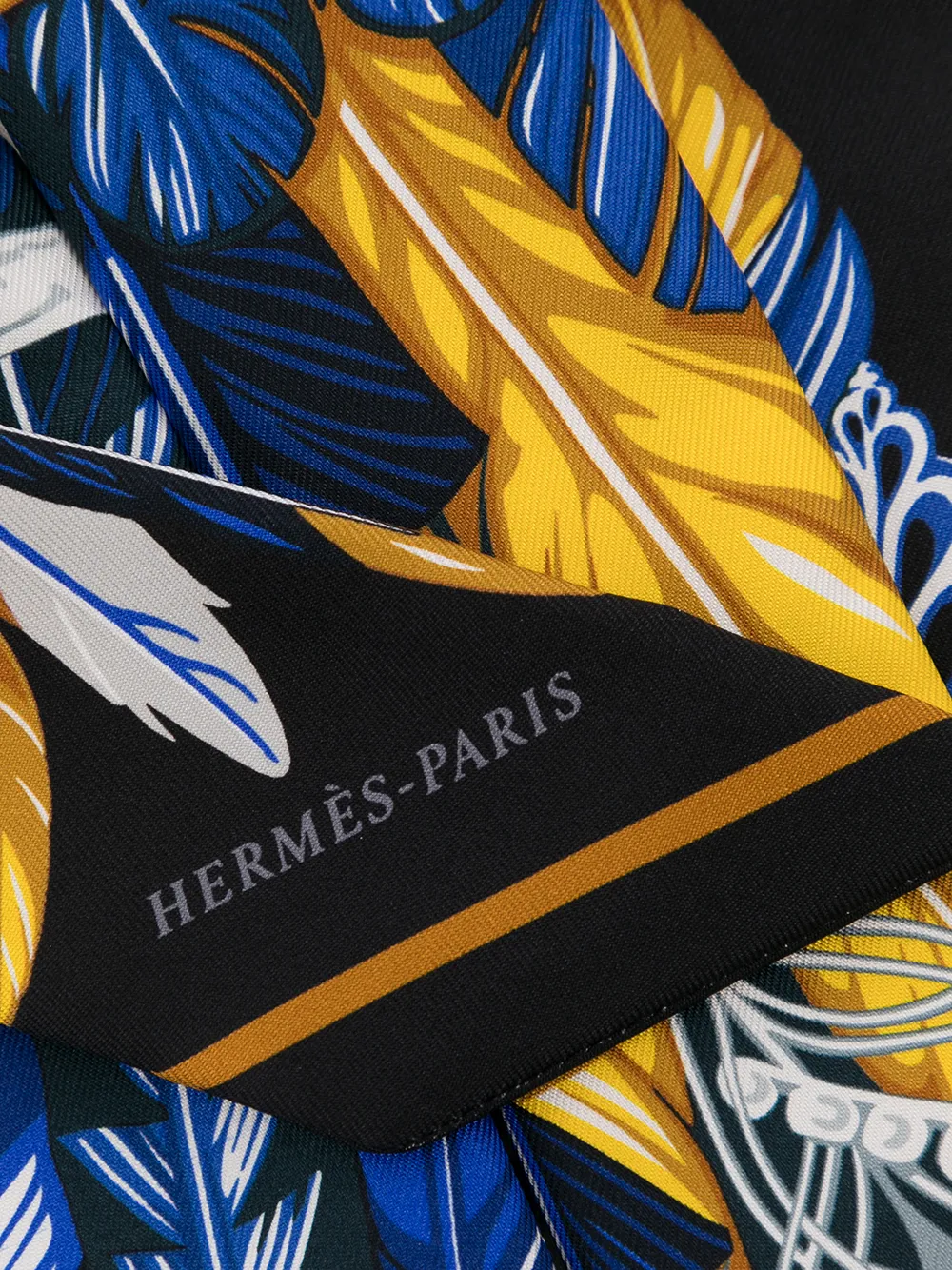 фото Hermès шелковый платок 2010-2020 годов с принтом
