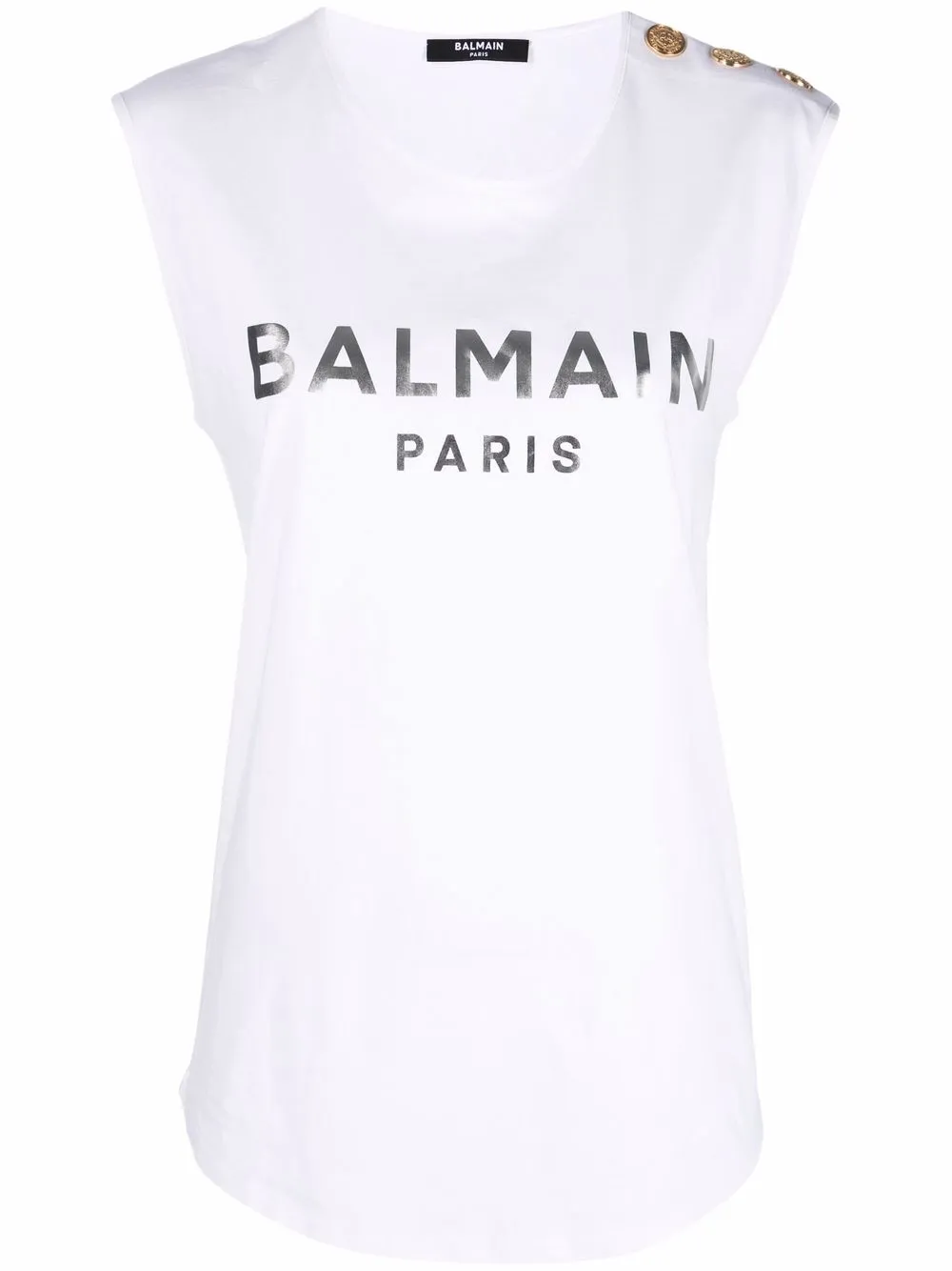 фото Balmain топ с логотипом