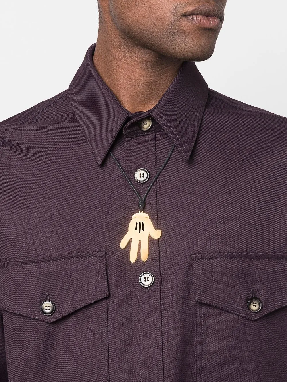 Image 2 of Stella McCartney Fantasia Mickey hand pendant necklace