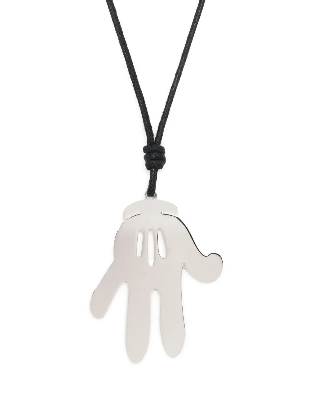 

Stella McCartney Fantasia Mickey hand pendant necklace - Black