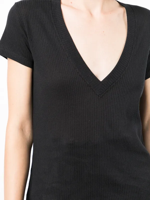 IRO Welston Ribbed V-neck T-shirt 