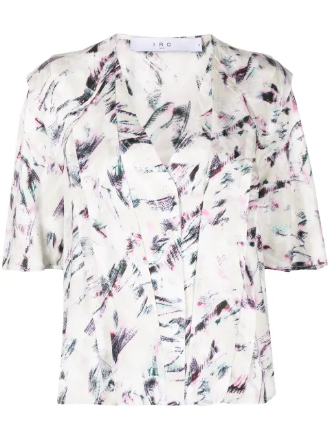 IRO blusa con cuello en V
