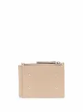 Maison Margiela leather money clip wallet - Neutrals