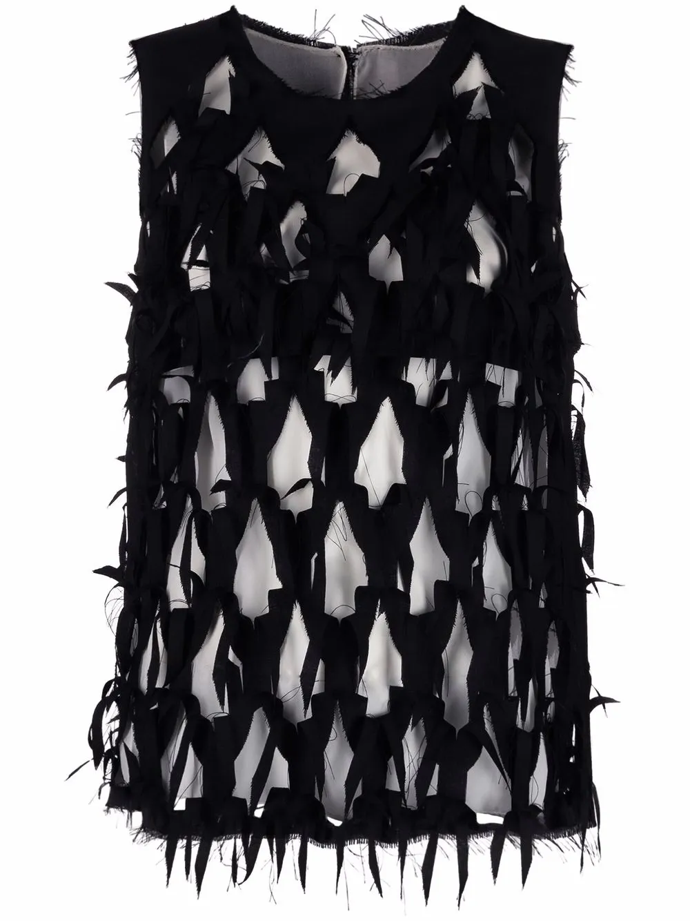 

Maison Margiela interwoven layered top - Black