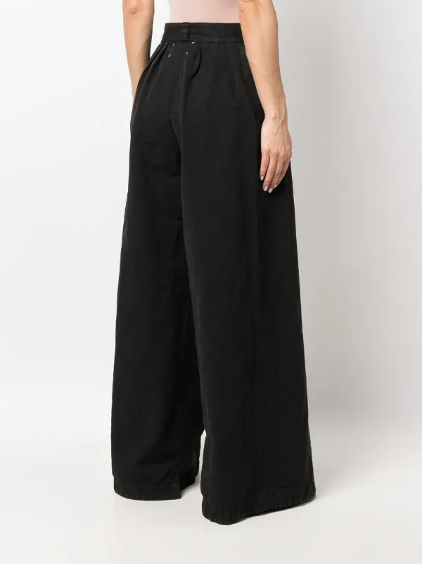 Maison Margiela wide-leg high-waisted Trousers - Farfetch