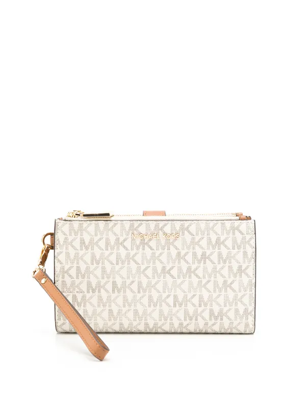 Michael Kors Jet Set Monogram Wallet Neutrals FARFETCH PH