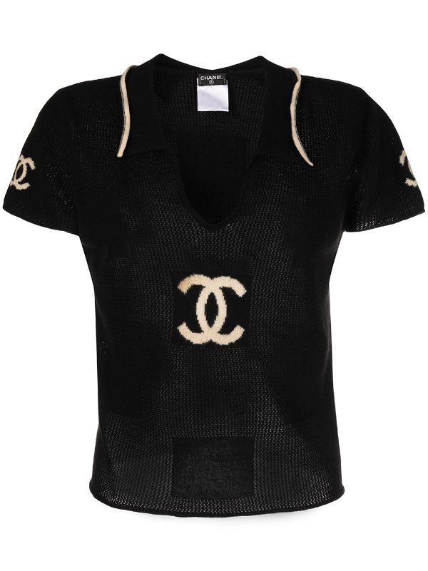 CHANEL Pre-Owned 2007 Sports Line Cotton T-shirt - Farfetch