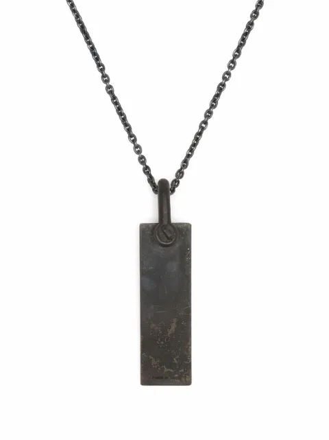 Parts of Four plate pendant necklace