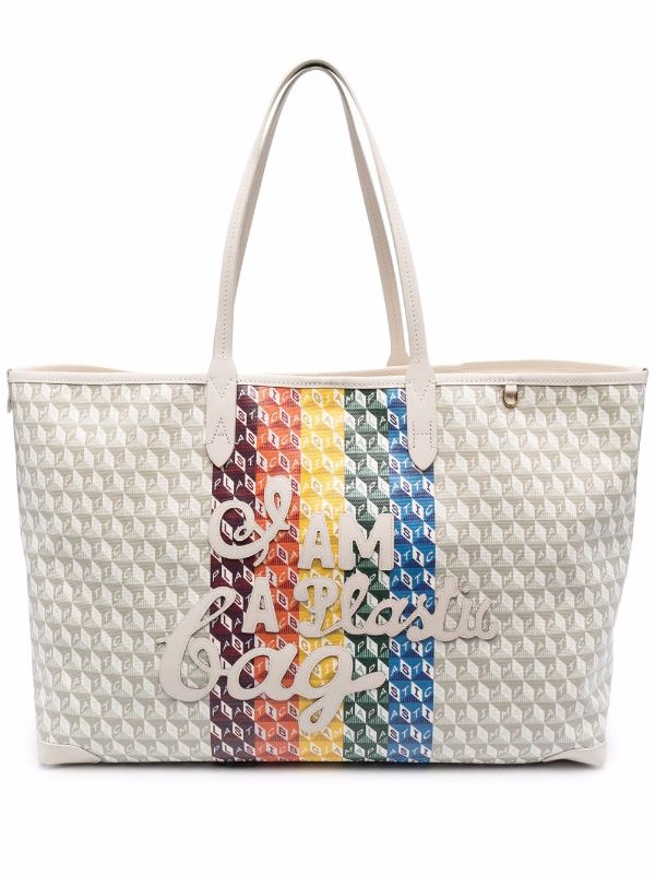 Shop Anya Hindmarch I Am A Plastic Bag tote bag with Express