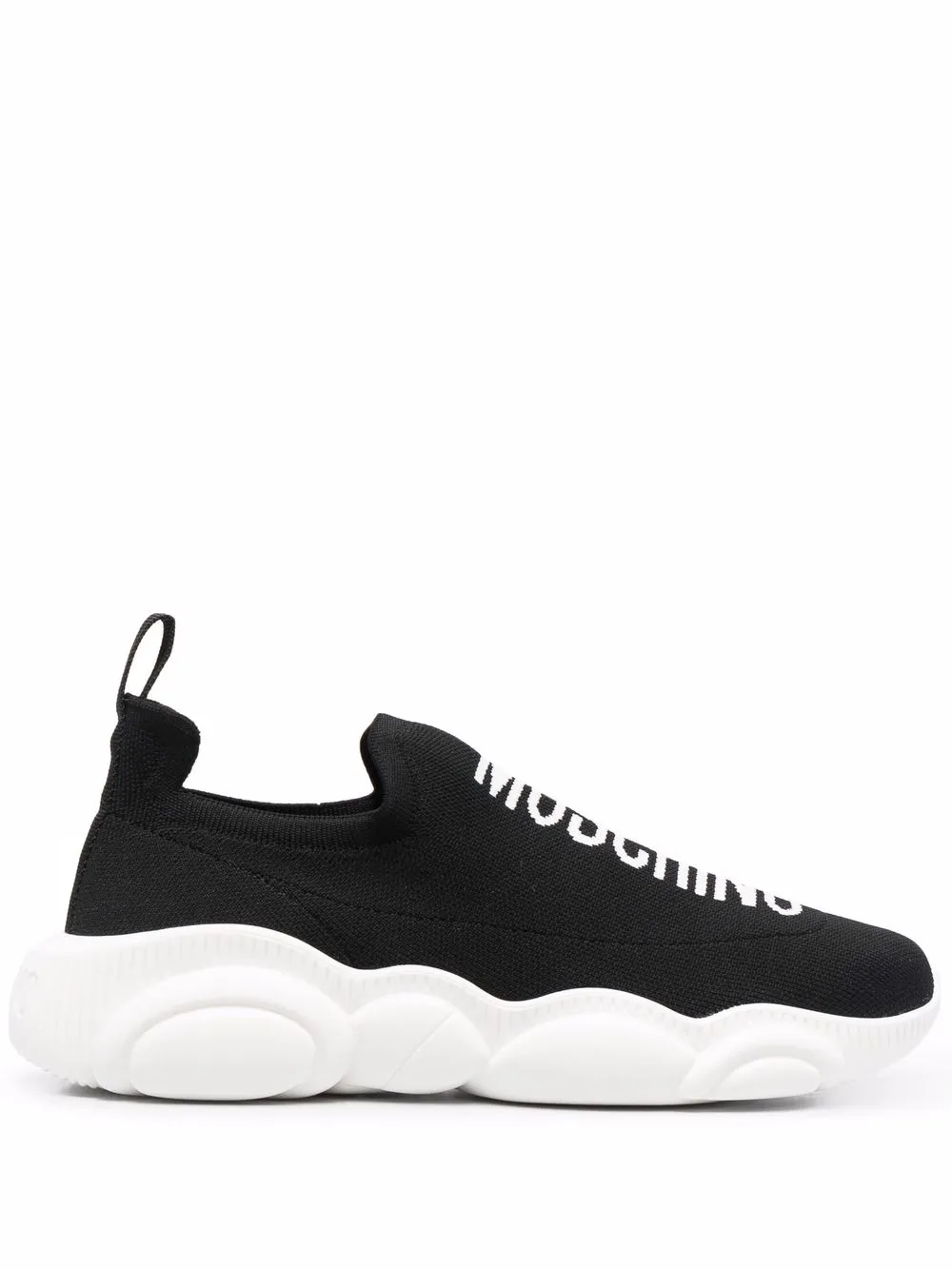 

Moschino tenis bajos con logo - Negro