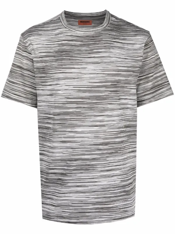 Shop Missoni marled striped T-shirt 