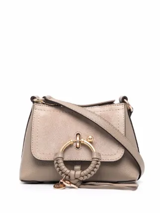 See By Chloe Hana Suede Crossbody Bag Grey FARFETCH IE