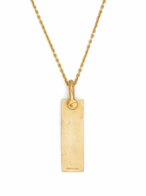 Parts of Four collar con dije de placa