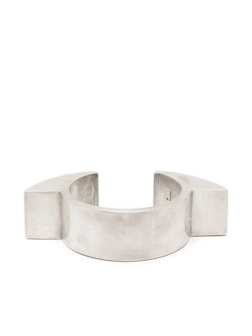 

Parts of Four Rework Crescent brass bracelet - Silver