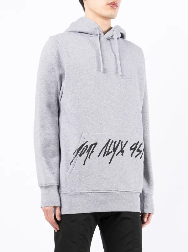 1017 ALYX 9SM logo-print Drawstring Hoodie - Farfetch