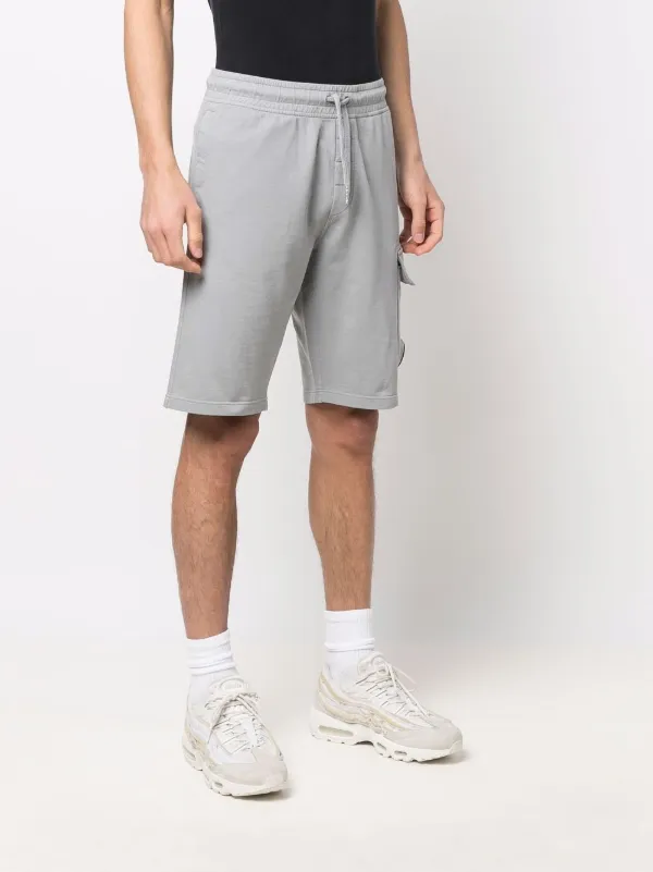 Farfetch Abbigliamento Pantaloni e jeans Shorts Pantaloncini Grigio Shorts con coulisse 