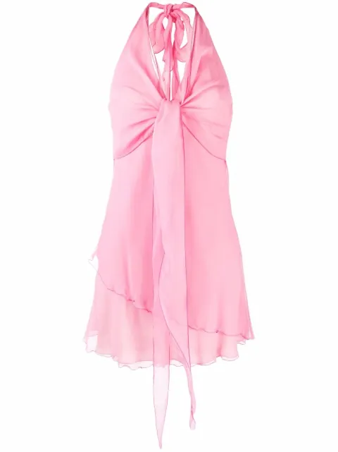 Blumarine halterneck short dress