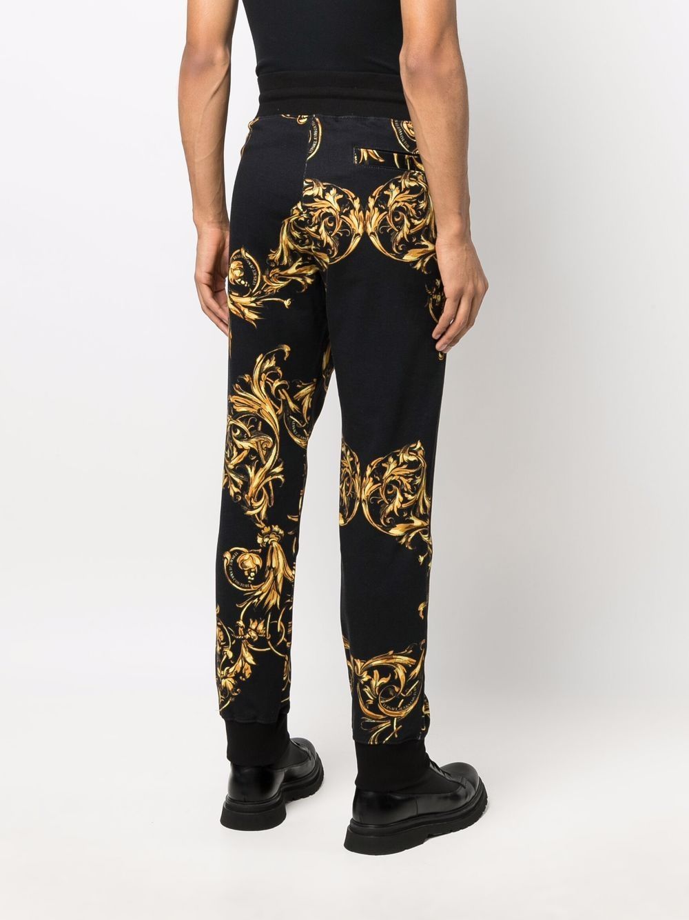 фото Versace jeans couture спортивные брюки с принтом barocco