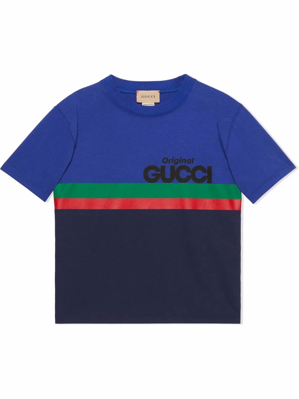 

Gucci Kids Original Gucci logo T-shirt - Blue