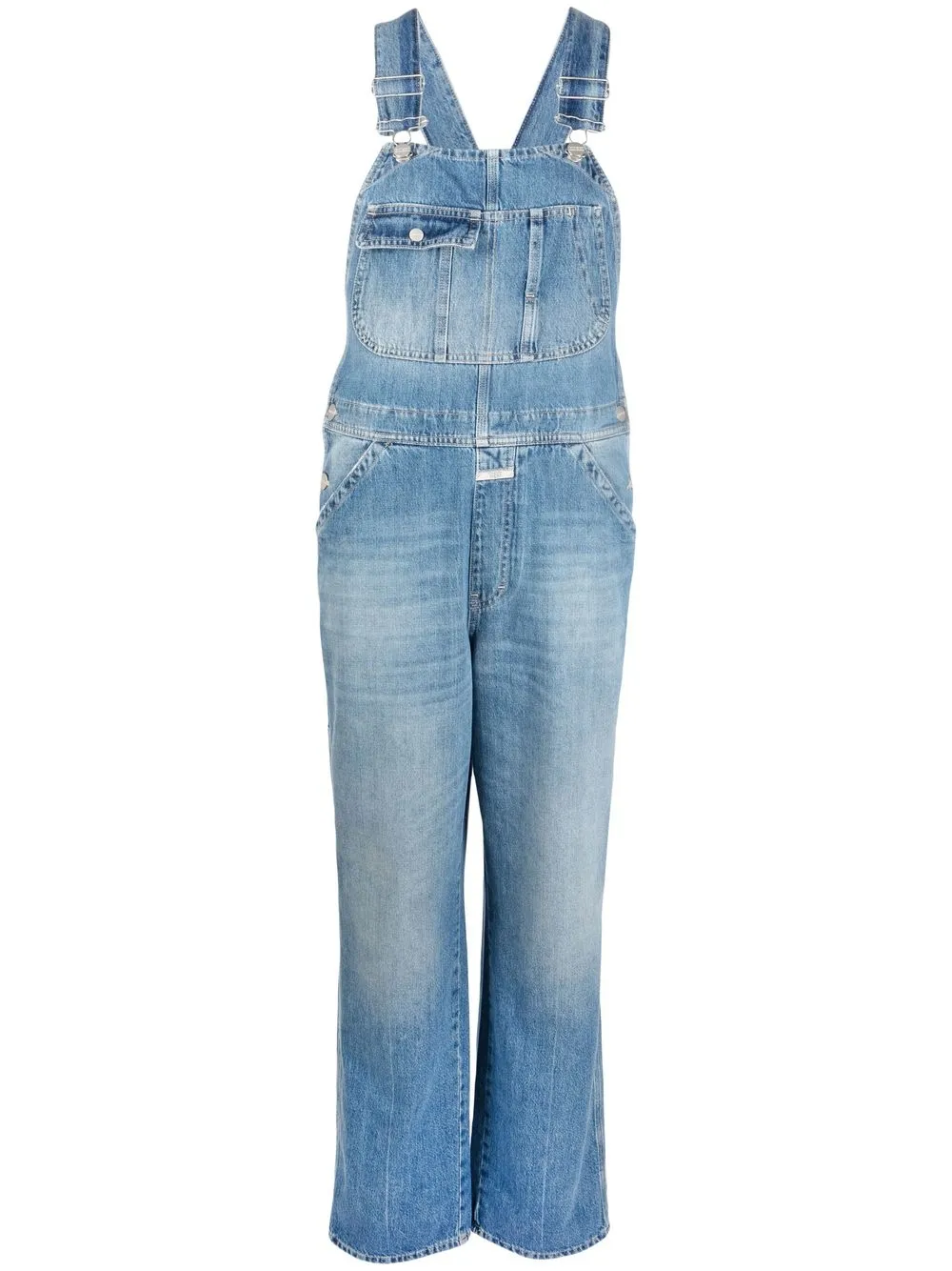 Closed Straight-leg Denim Dungarees In 