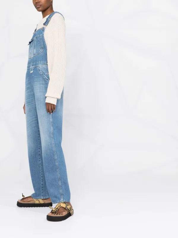 Closed straight-leg Denim Dungarees 