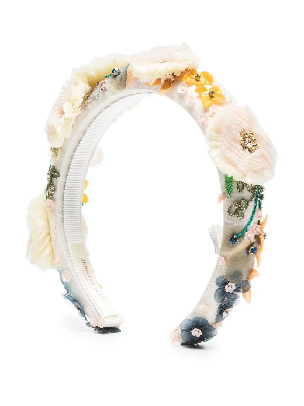 

Jennifer Behr Meadow floral appliqué headband - Neutrals