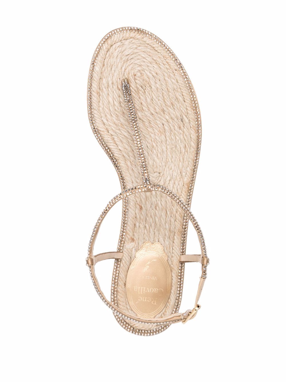 фото René caovilla сандалии diana с т-образным ремешком