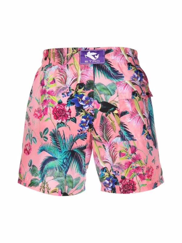 ETRO Tropical Print Swim Shorts - Farfetch