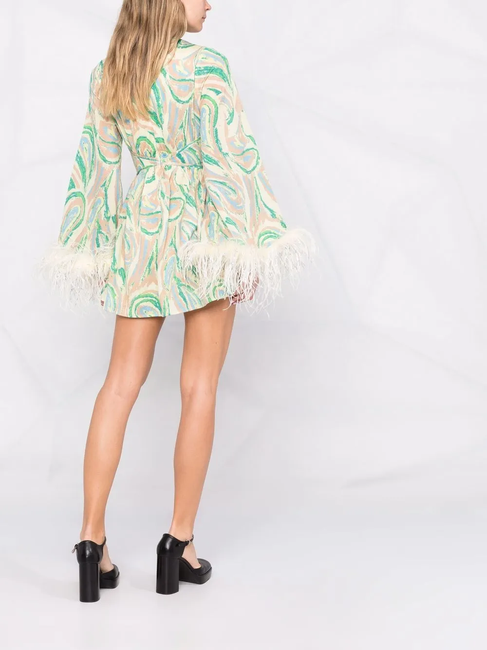 alice mccall feather dress