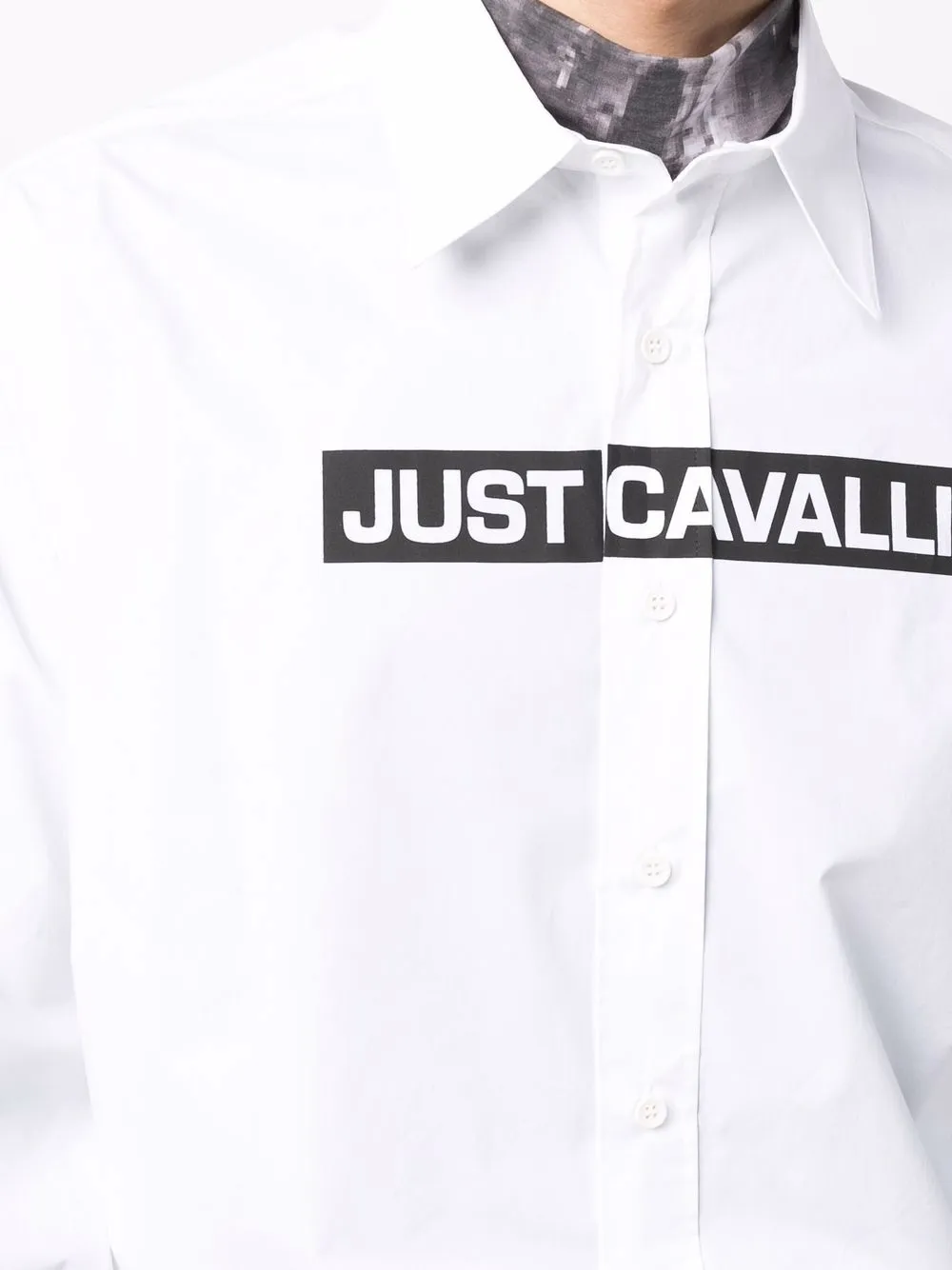 фото Just cavalli рубашка с логотипом