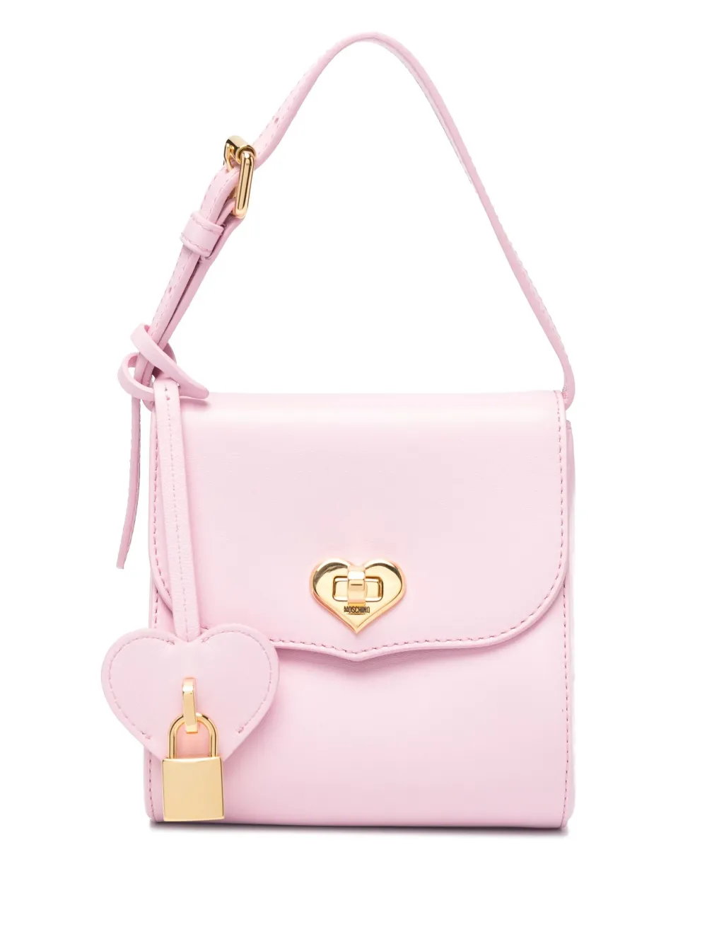 

Moschino tote con asa - Rosado