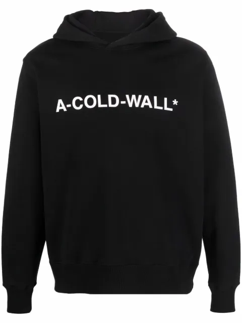 A-COLD-WALL* logo-print hooded sweatshirt