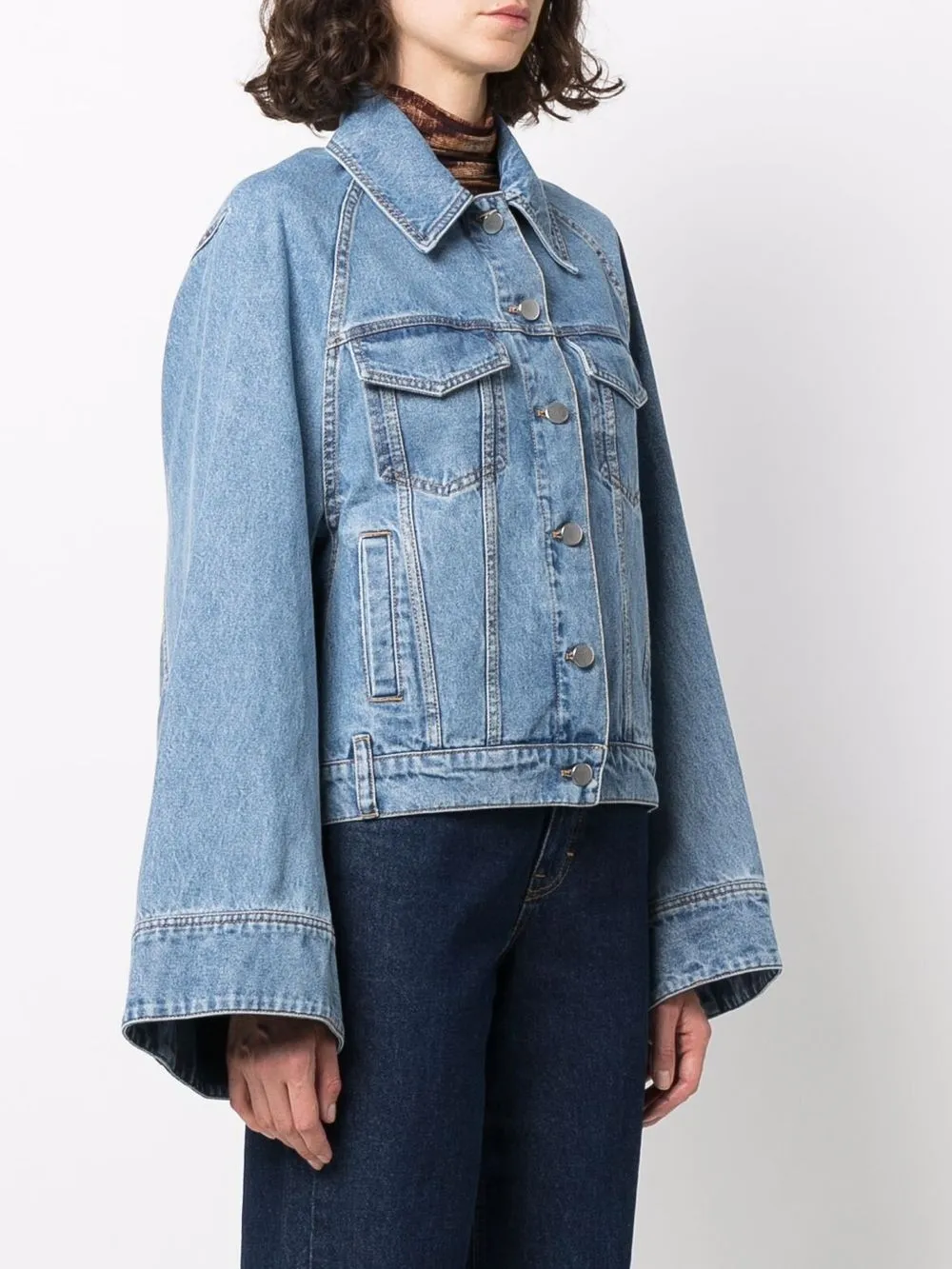 Janik wide-sleeve denim jacket