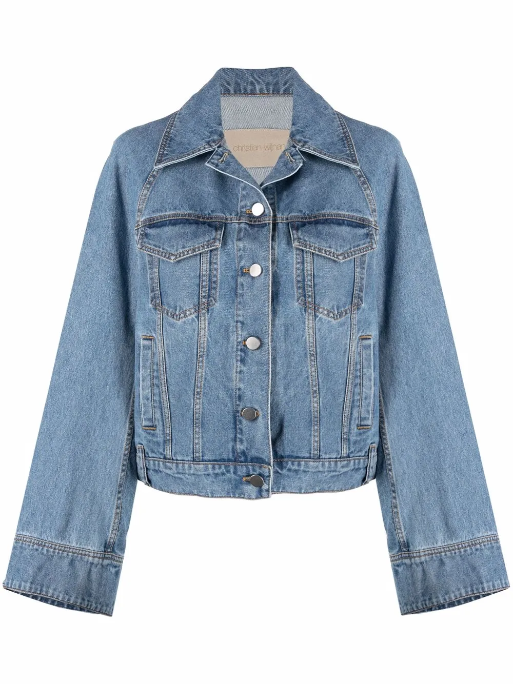 Janik wide-sleeve denim jacket