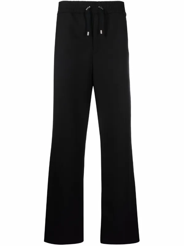 Shop Balmain drawstring straight-leg 