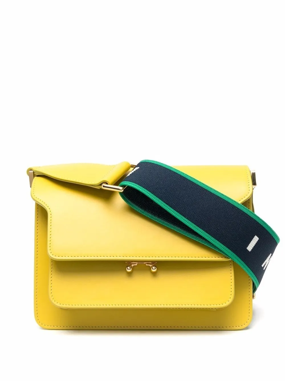 concertina leather crossbody bag Marni
