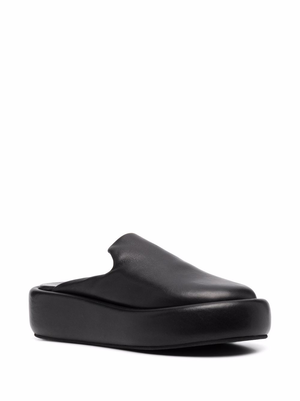 Clergerie round-toe polished-finish Mules - Farfetch