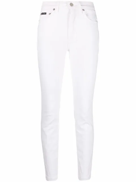 Dolce & Gabbana pantalon skinny à taille basse