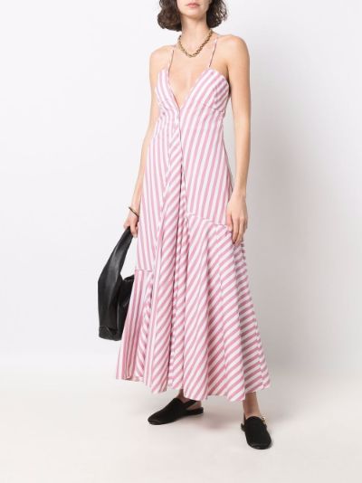 jil sander striped dress