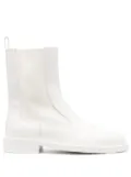 Jil Sander pull-on ankle boots - White