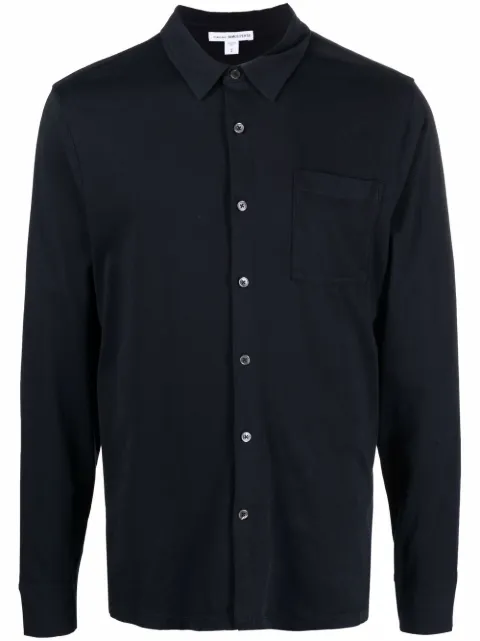 James Perse plain long-sleeved shirt