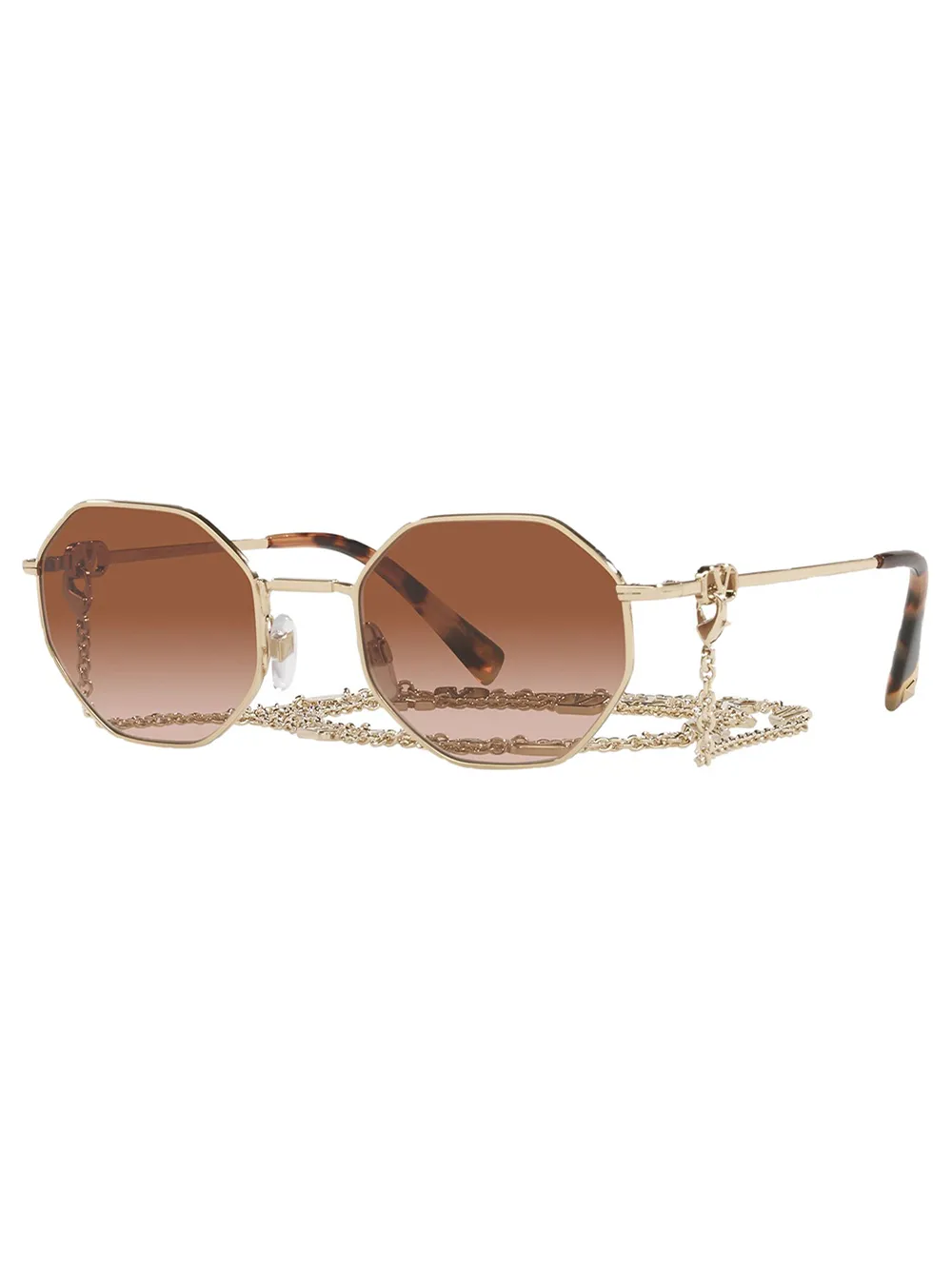 фото Valentino eyewear солнцезащитные очки с логотипом vlogo