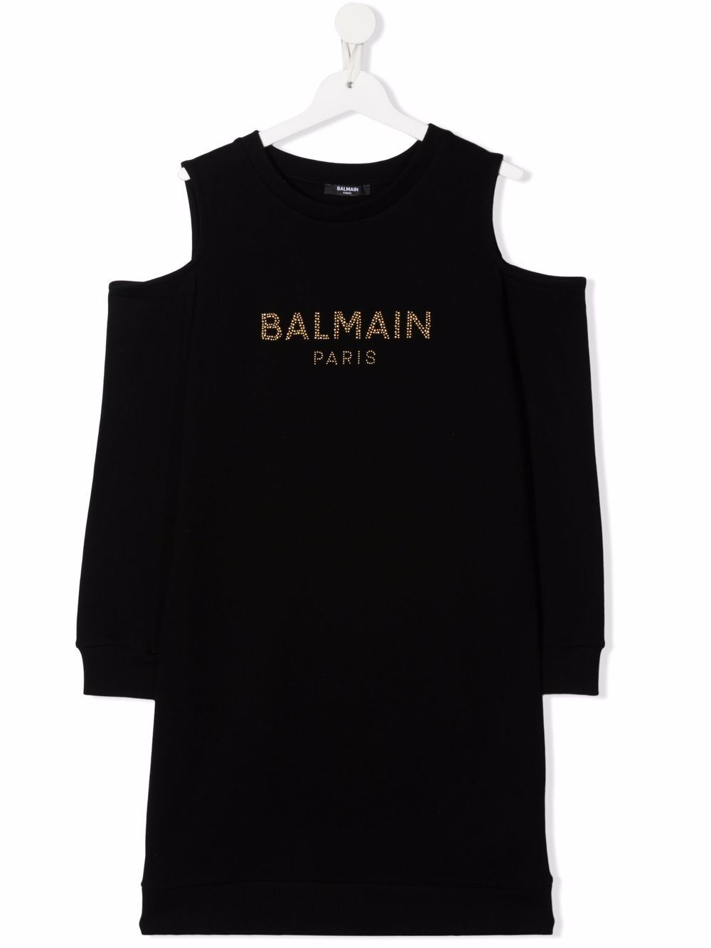 фото Balmain kids платье с открытыми плечами