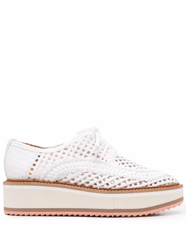 Clergerie lace-up platform-sole brogues 