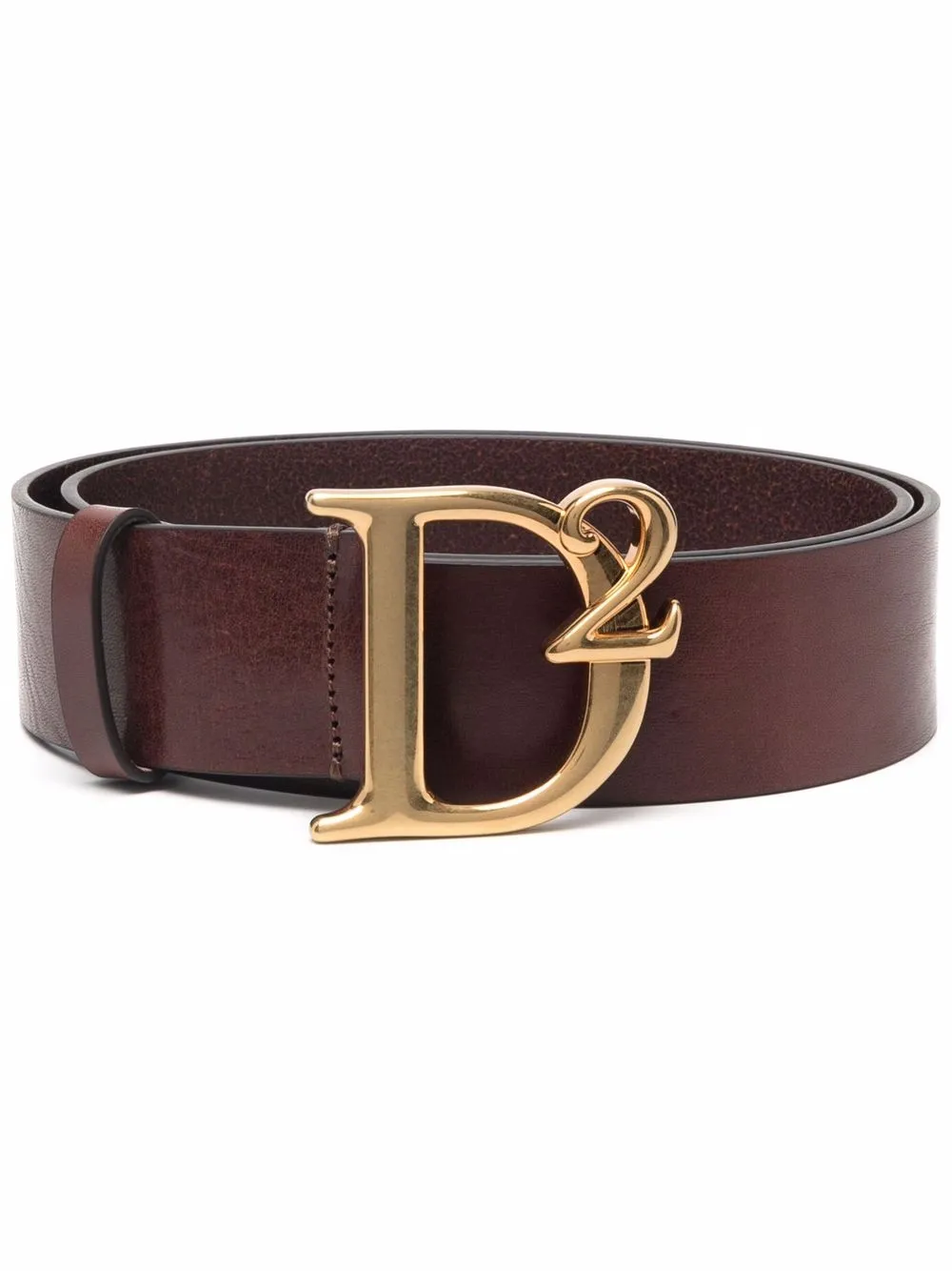 

Dsquared2 cinturón con hebilla del logo - M2303 BROWN