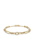 David Yurman 18kt yellow gold Lexington chain diamond bracelet (6.5mm)