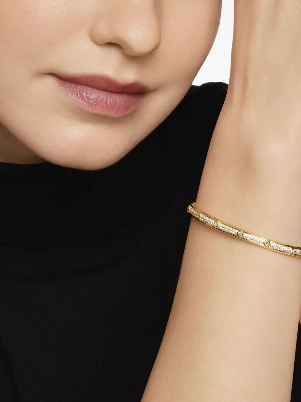 David Yurman 18K yellow gold Modern Renaissance diamond bangle | Image 2