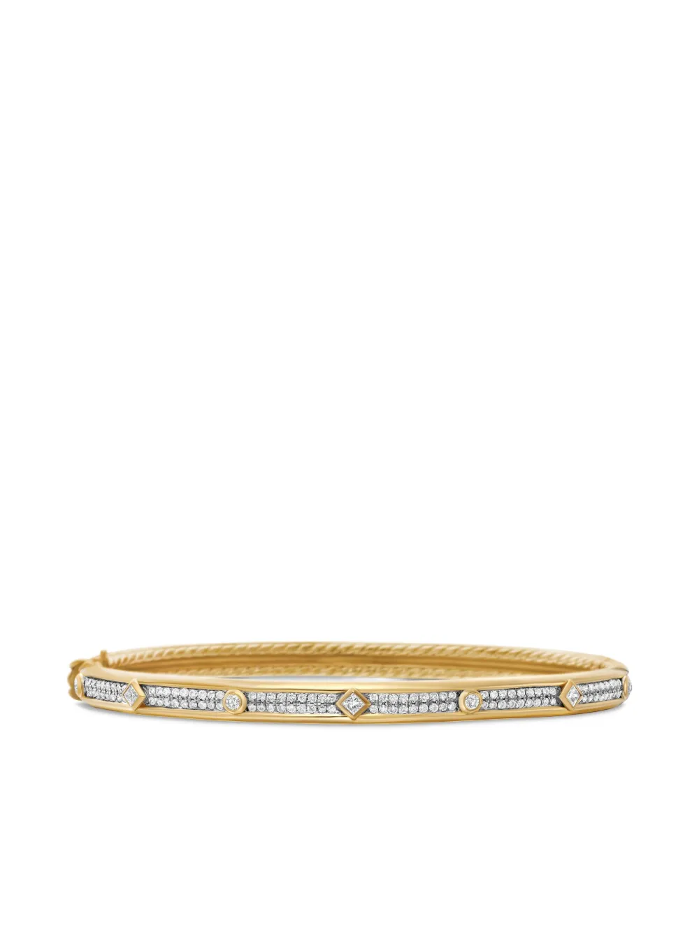 David Yurman 18K yellow gold Modern Renaissance diamond bangle | Gold | Image 1